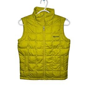 Marmot citron quilted insulated down puffer vest girls medium gorpcore‎ outdoor